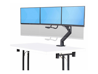 Startech : TRIPLE MONITOR DESK MOUNT - CROSSBAR DESIGN UP TO 27IN SCREE