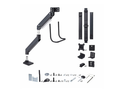 Startech : TRIPLE MONITOR DESK MOUNT - CROSSBAR DESIGN UP TO 27IN SCREE