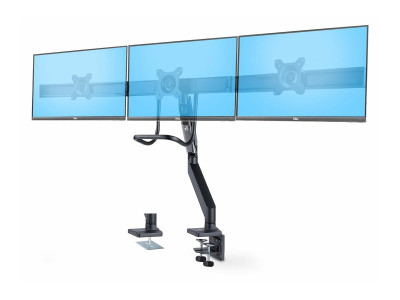Startech : TRIPLE MONITOR DESK MOUNT - CROSSBAR DESIGN UP TO 27IN SCREE