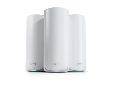 Netgear : ORBI MESH WIFI 7 SYSTEM 3-SET WHITE QUAD-BAND