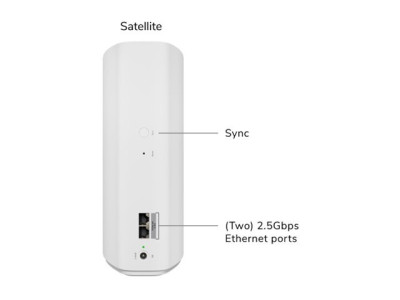 Netgear : ORBI MESH-WLAN-7-SATELLITE WHITE QUAD-BAND