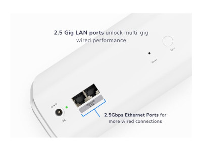 Netgear : ORBI MESH-WLAN-7-SATELLITE WHITE QUAD-BAND