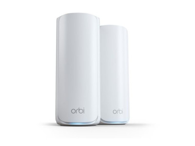 Netgear : ORBI MESH WIFI 7 SYSTEM 2-SET WHITE QUAD-BAND