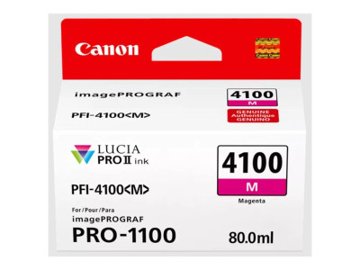 Canon : INK PFI-4100 M MAGENTA INK TANK