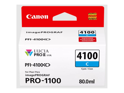 Canon : INK PFI-4100 C CYAN INK TANK