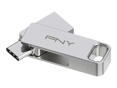 PNY : DUO LINK USB 3.2 TYPE-C DUAL FLASH drive 256GB