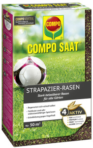 Restposten: COMPO SAAT Strapazier-Rasen, 1 kg für 50 qm