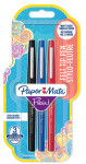Paper:Mate Stylo feutre Flair, blister de 5, bleu