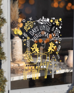 uni-ball Marqueur craie Chalk marker, coffret Noël SCANDI