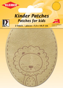 Applique KLEIBER « Zèbre », bleu clair, blister de 2