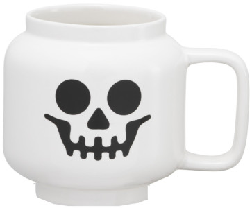 LEGO Tasse à café SKELETON, 255 ml, dans un carton, blanc en céramique