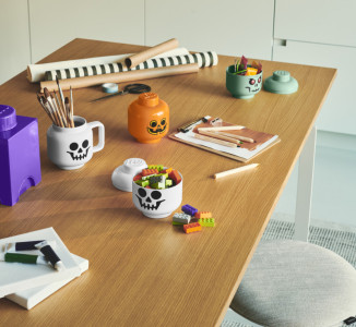 LEGO Mini-Aufbewahrungskopf STORAGE HEAD SKELETON, 360 ml