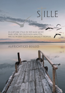 Carte de condoléances Cactus « Sentiers de pissenlits »