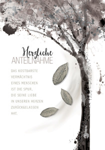 Carte de condoléances Cactus « Sentiers de pissenlits »