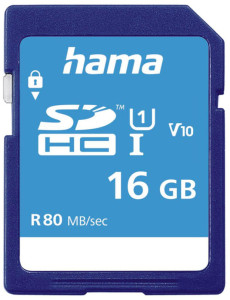 hama Carte mémoire SecureDigital HC, classe 10, 64 GB