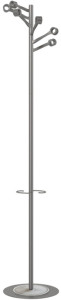 UNiLUX Portemanteau BOURGEON, (H)1.740 mm, gris métallisé