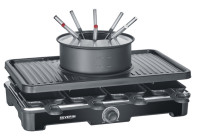 SEVERIN Appareil à raclette et fondue RG 2347, 1.400 watts