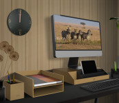 UNiLUX Horloge murale à quartz SAVANA, diamètre 300 mm, noir UNiLUX Horloge murale à quartz SAVANA, diamètre 300 mm, noir