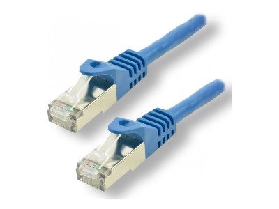 MCL Samar : CABLE RESEAU CAT 7 RJ45 S pour TP LSZH 100 CUIVRE - 3M - BLEU