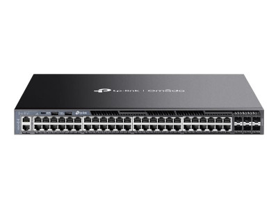 TP-Link : OMADA 48-PORT GIGABIT STACKABLE L3 MANAGED SWITCH avec 6 10GE SF