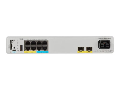 Cisco : CATALYST 9000 COMPACT SWITCH 8-PORT UPOE avec 4XMGIG HVDC E