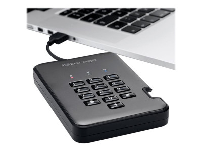 iStorage : DISKASHUR PRO2 SSD 256-BIT 1TB IS-DAP2-256-SSD-1000-C-G