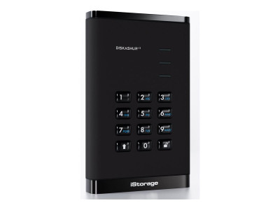 iStorage : DISKASHUR3 SSD 256-BIT 8TB - IS-DA3-256-SSD-8000-B
