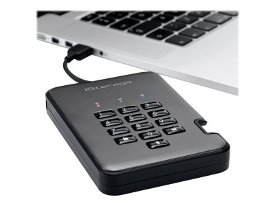 iStorage : DISKASHUR PRO2 SSD 256-BIT 2TB IS-DAP2-256-SSD-2000-C-G