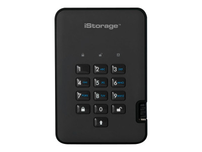 iStorage : DISKASHUR2 SSD 256-BIT 8TB - IS-DA2-256-SSD-8000-B