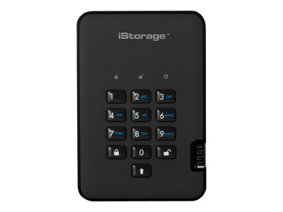 iStorage : DISKASHUR2 256-BIT 2TB - BLACK IS-DA2-256-2000-B