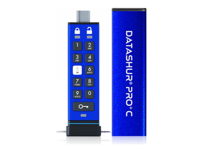 iStorage : DATASHUR PRO+C USB3 256-BIT IS-FL-DA3C-256-128