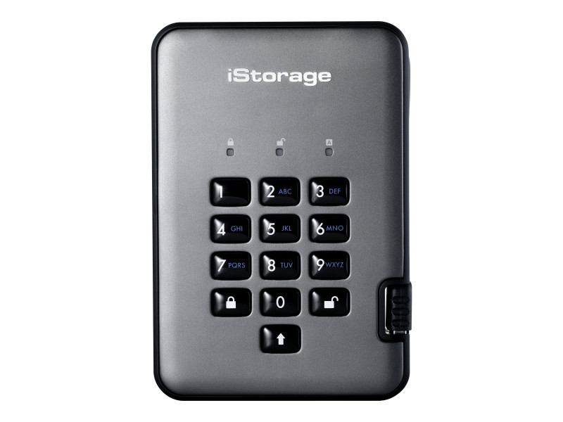 iStorage : DISKASHUR PRO2 256-BIT 5TB - IS-DAP2-256-5000-C-G