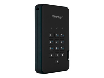 iStorage : DISKASHUR2 256-BIT 3TB - BLACK IS-DA2-256-3000-B