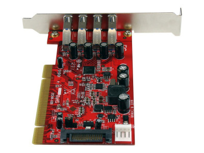 Startech : QUAD PORT PCI SUPERSPEED USB 3 carte CONTROLLEURS avec SATA POWER