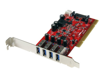 Startech : QUAD PORT PCI SUPERSPEED USB 3 carte CONTROLLEURS avec SATA POWER