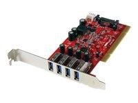 Startech : QUAD PORT PCI SUPERSPEED USB 3 carte CONTROLLEURS avec SATA POWER