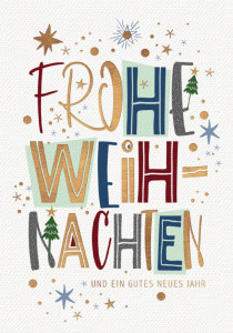 Carte de Noël CACTUS « Branches »