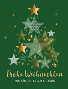 Carte de Noël CACTUS « Cadeaux »