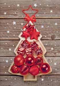 Carte de Noël CACTUS « Cadeaux »