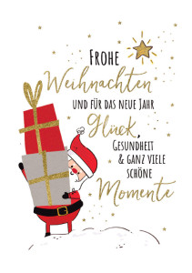 Carte de Noël CACTUS « Bougies rouges »