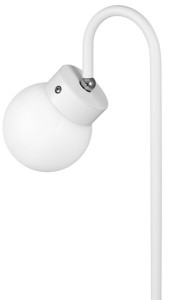 Hansa Lampadaire à LED rechargeable Flare bubble, blanc mat