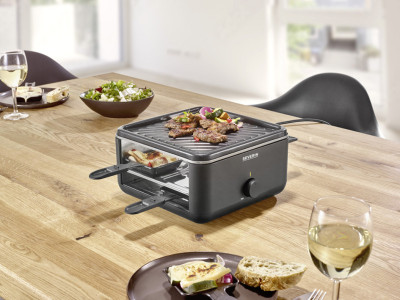 SEVERIN Mini raclette-gril RG 2360, avec plaque de gril
