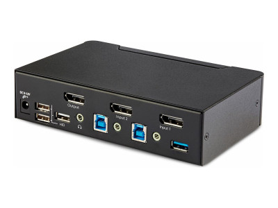 Startech : 2-PORT DISPLAYPORT KVM SWITCH - 8K 60HZ HOTKEYS TAA COMPLIANT