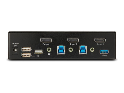 Startech : 2-PORT DISPLAYPORT KVM SWITCH - 8K 60HZ HOTKEYS TAA COMPLIANT