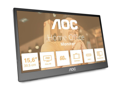 AOC : AOC MONITOR 15.6 WLED IPS 1920X1080 60HZ 4MS USB-C
