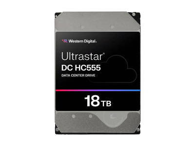 Western Digital : 3.5IN 26.1 18TB 512 7200RPM SAS ULTRA 512E SE P3 DC HC555