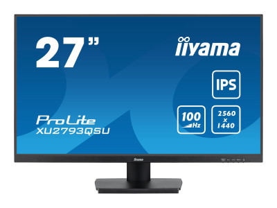 Iiyama : 27IN IPS-PANEL 2560X1440 100HZ QHD 1MS (MPRT) 300CD/M2 HDMI DIS