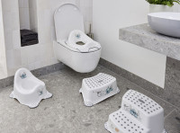 Abattant WC enfant keeeper kids « ewa stitch », blanc Abattant WC enfant keeeper kids « ewa stitch », blanc