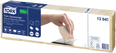 TORK Xpressnap Serviette, 213 x 330 mm, naturel