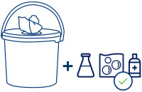 TORK Chiffons secs multi-usage, en seau-distributeur TORK Chiffons secs multi-usage, en seau-distributeur